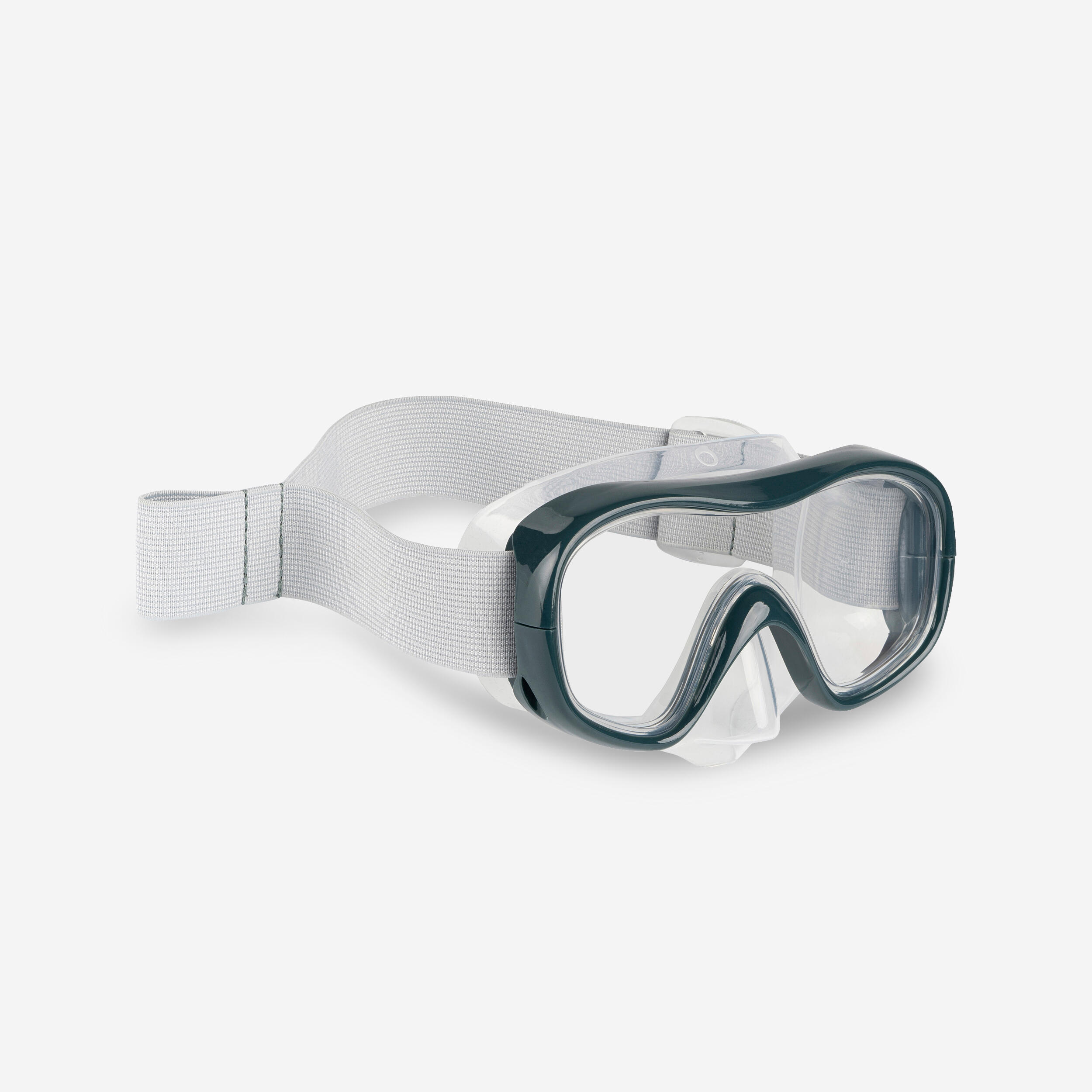 Kids diving mask 100, pearl grey