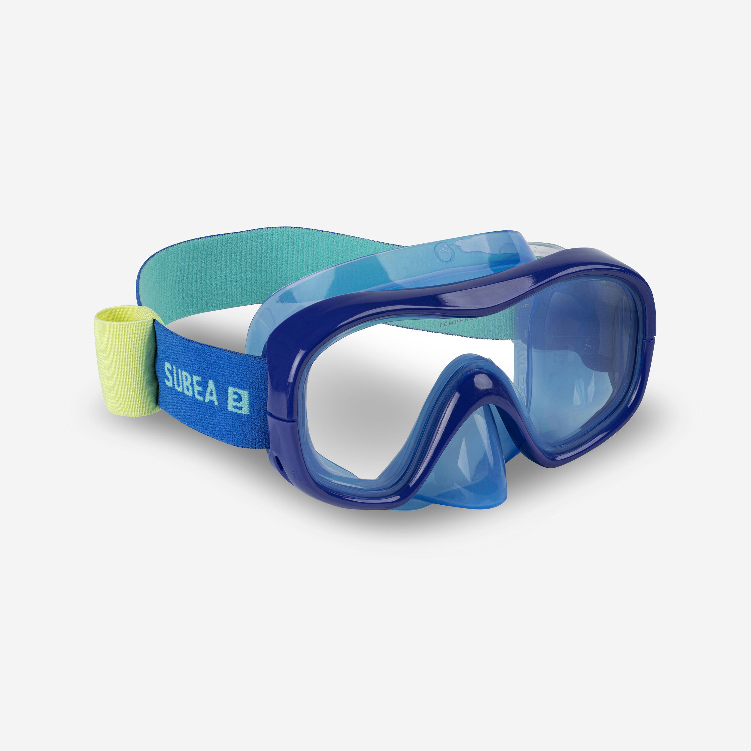 Diving mask - 100 Comfort Blue 1/9