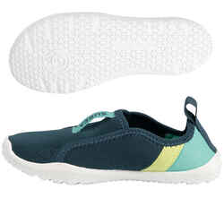 Ελαστικά παπούτσια πισίνας-θαλάσσης για παιδιά - Aquashoes 120 - Lagoon Μπλε