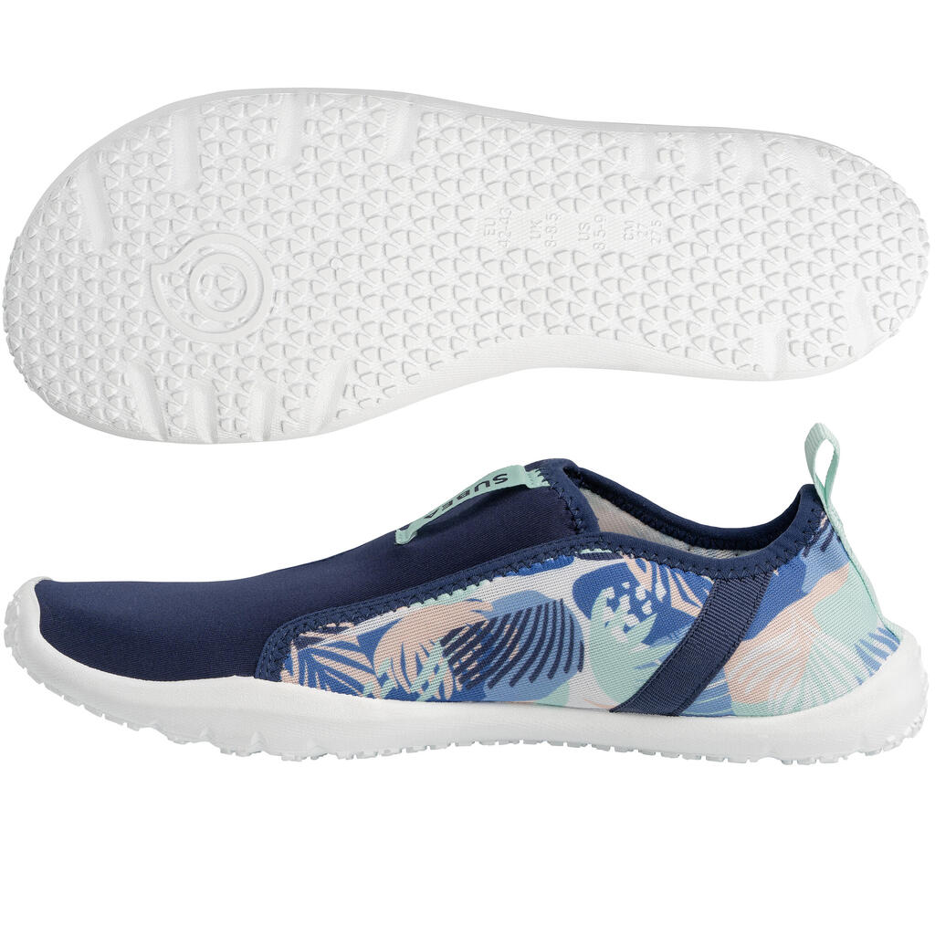 Chaussures aquatiques élastiques Adulte - aquashoes 120 awake Leaf orange