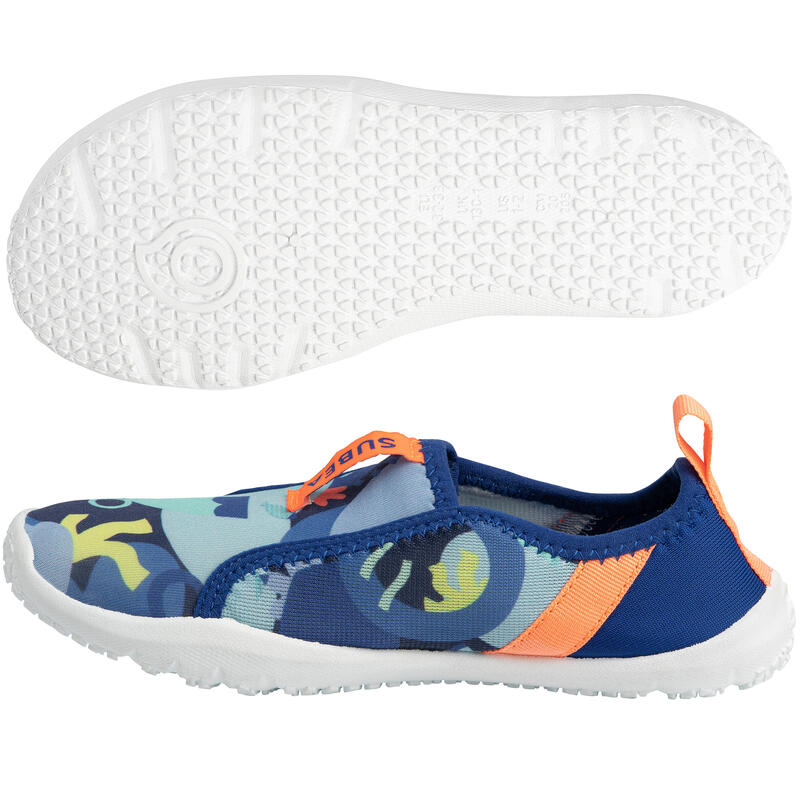 Elastische waterschoenen voor kinderen Aquashoes 120 Beach Party