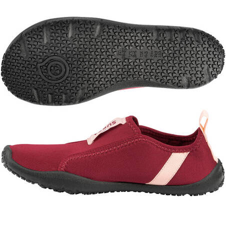 Adult Elasticated Water Shoes Aquashoes 120 - Red