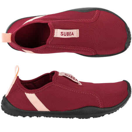 Adult Elasticated Water Shoes Aquashoes 120 - Red