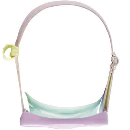 Kids diving mask - 100 comfort mauve