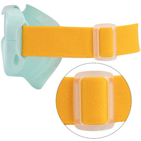 Kids diving mask - 100 comfort pastel mint