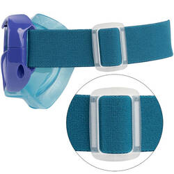 Kids diving mask - 100 comfort blue