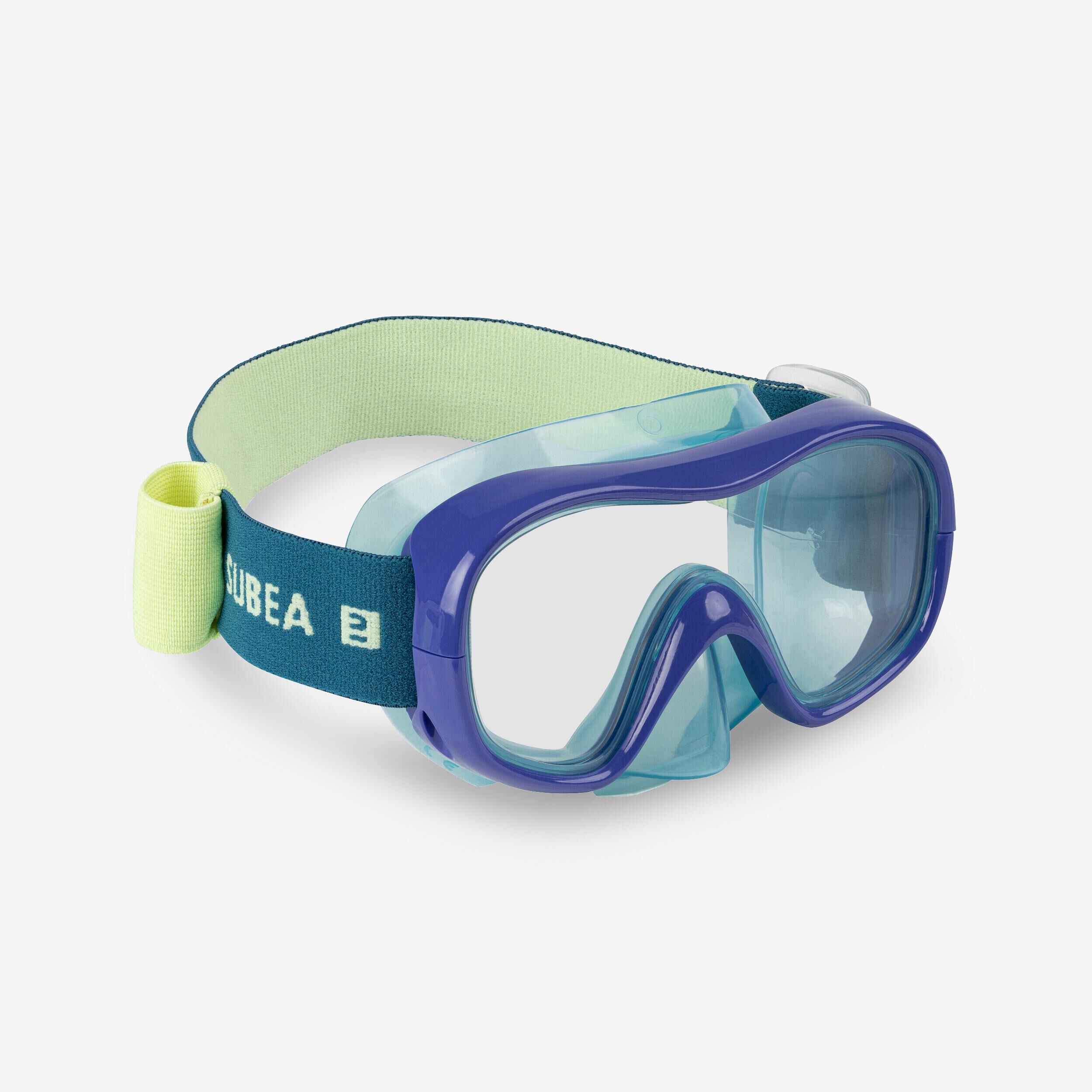 SUBEA Kids diving mask - 100 comfort blue