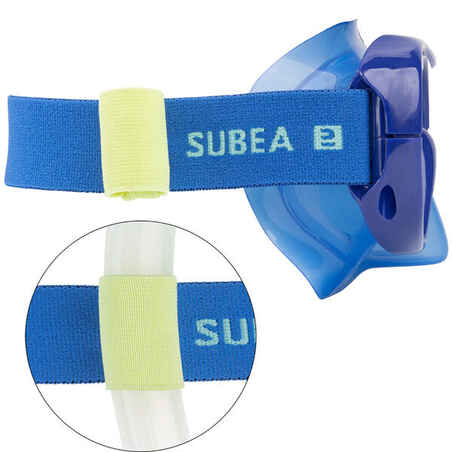 Diving mask - 100 Comfort Blue