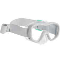 Kids' Snorkelling Mask and Snorkel Set SNK 500 JR - Grey