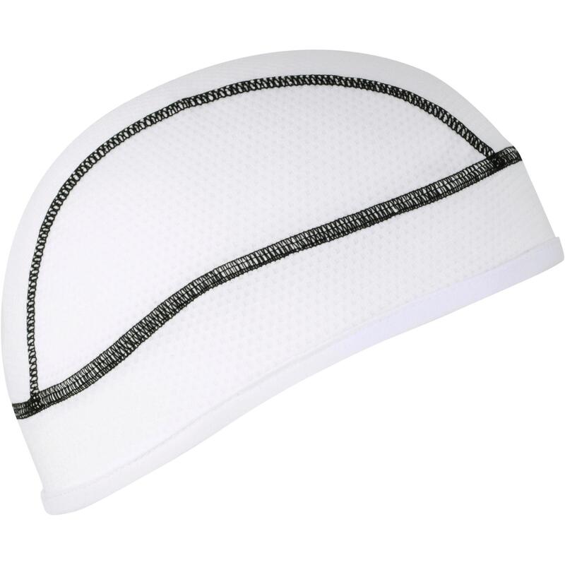 Gorro Casco Ciclismo 500 Aquafreeze Blanco