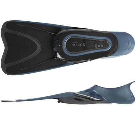 Ласти для дайвінгу та підводного плавання FF 100 короткі чорні