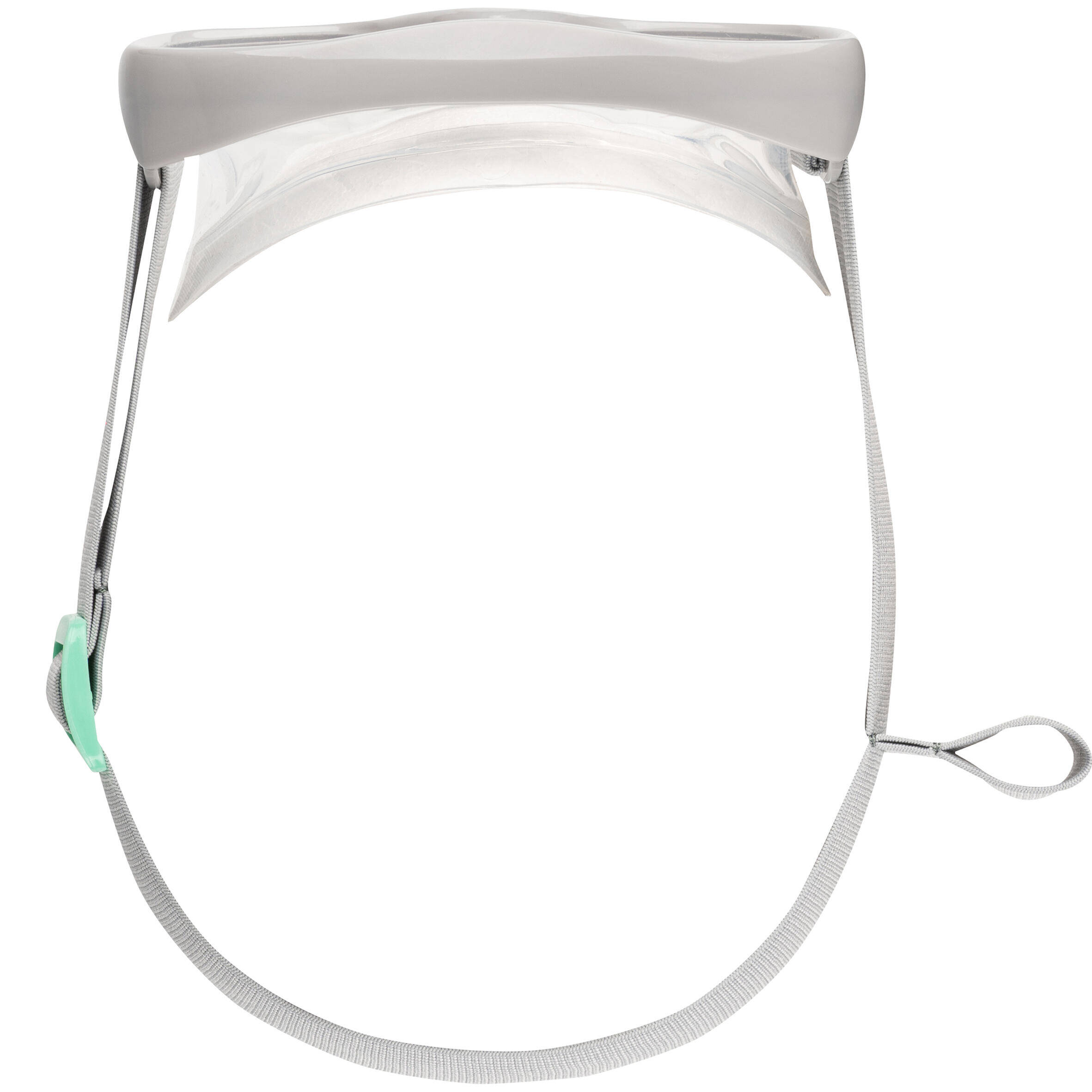 Kids' Snorkelling Fins Mask Snorkel Set SNK 500 -Blue Grey Pastel Mint -  5