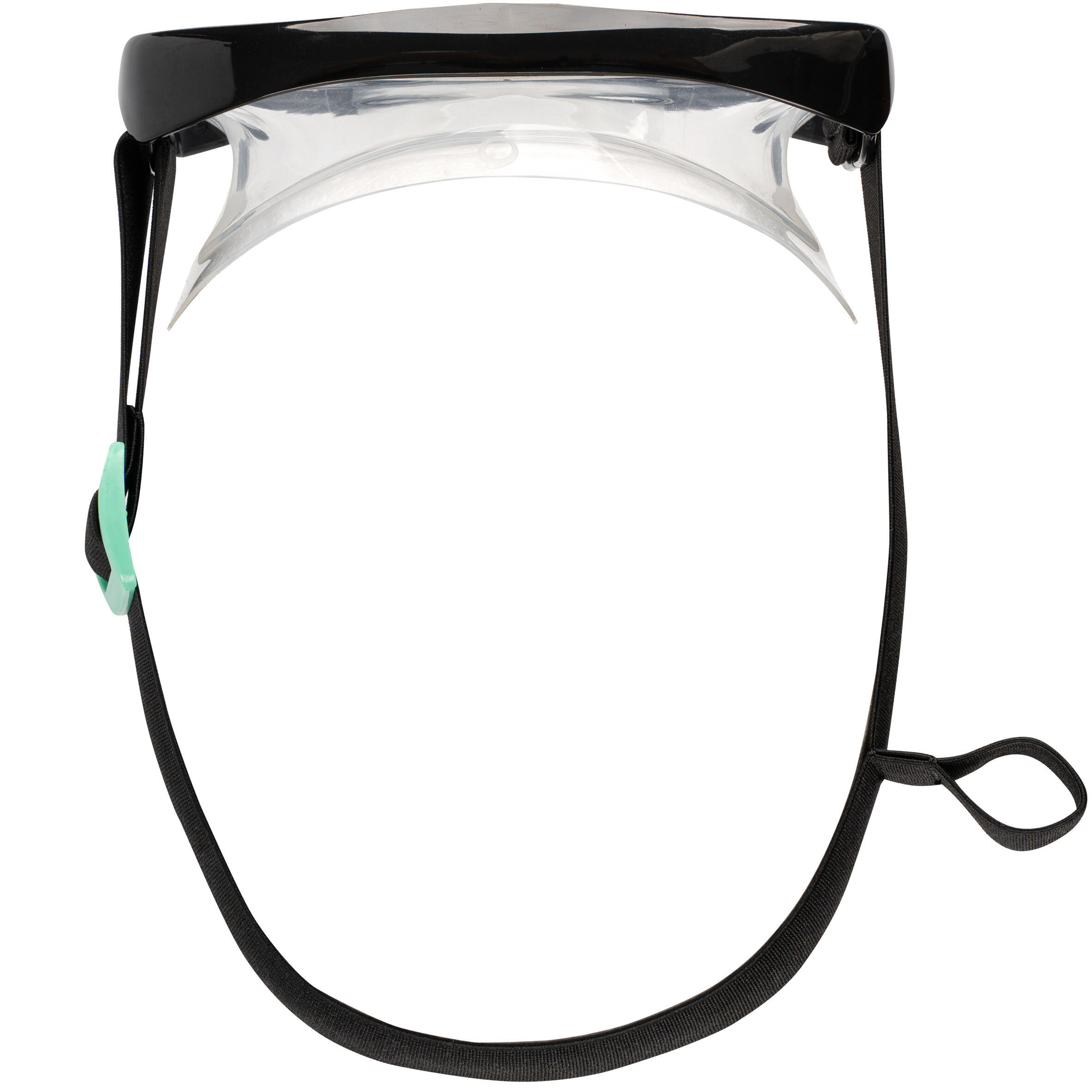 Adult Snorkelling Diving Kit SUBEA Snorkel Mask 100 Black 6/9