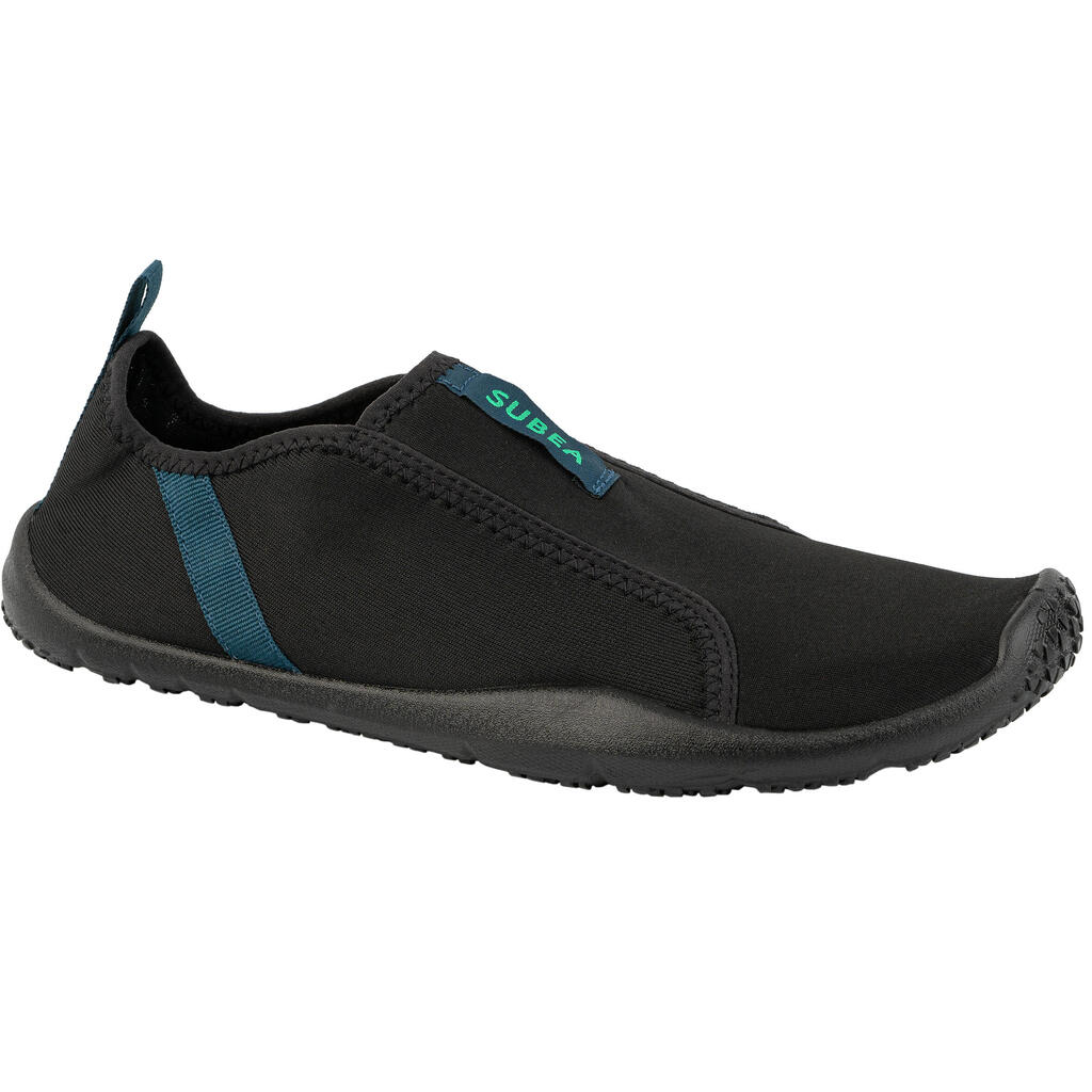 Adult Elasticated Water Shoes Aquashoes 120 - Black