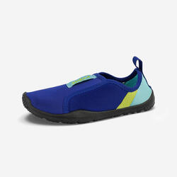 Chaussures aquatiques élastiques Enfant - Aquashoes 120 Bleu