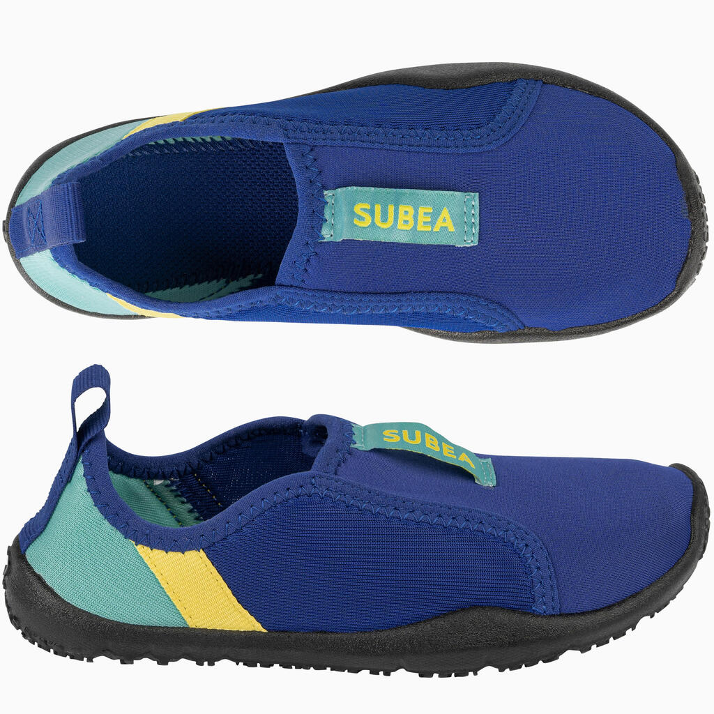 Bērnu elastīgi ūdens apavi “Aquashoes 120”, jūras zilas