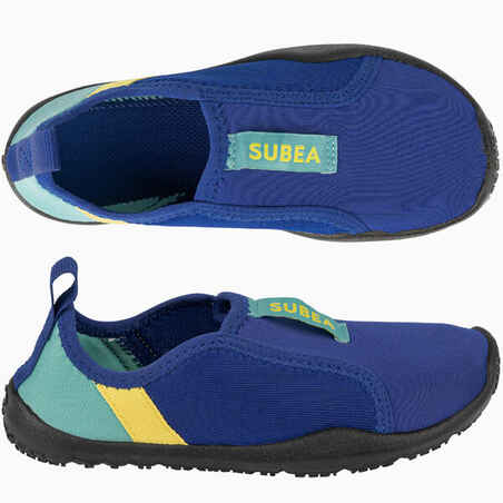 Ελαστικά παιδικά παπούτσια πισίνας-θαλάσσης - Aquashoes 120 - Μπλε