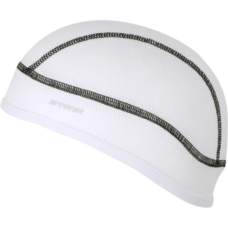 Gorro Casco Ciclismo 500 Aquafreeze Blanco