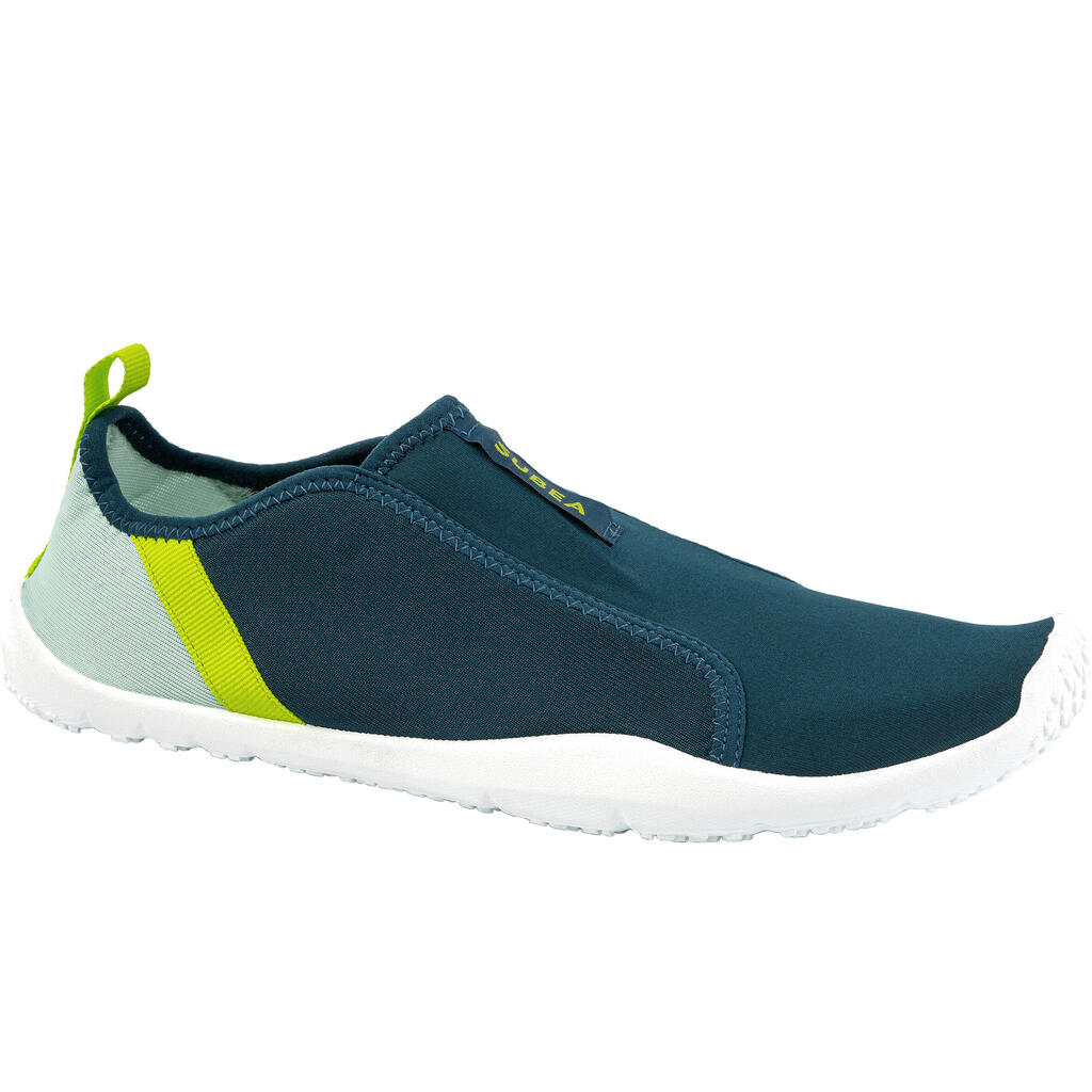 Zapatos acuáticos  de playa para Adulto Subea 120 - Azul grisáceo/Gris