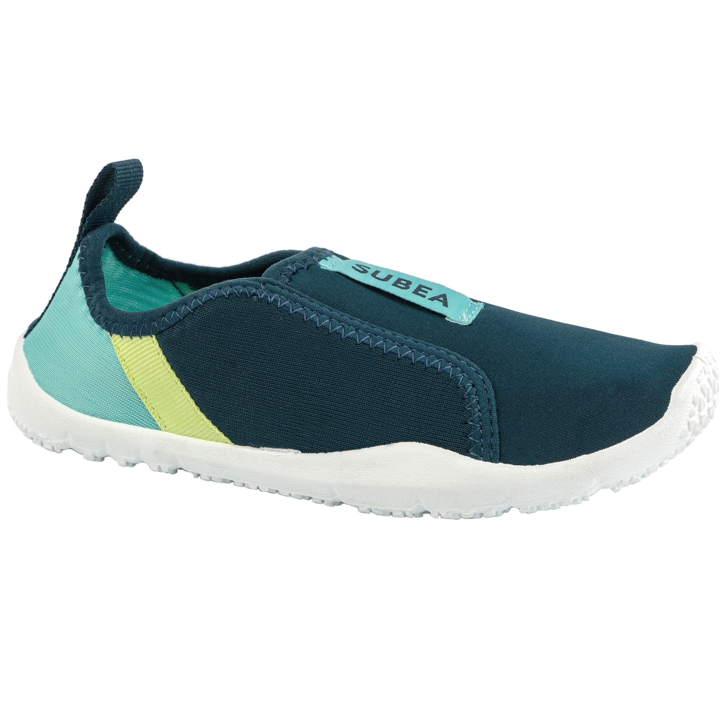 Chaussures aquatiques élastiques Enfant - Aquashoes 120 Lagune