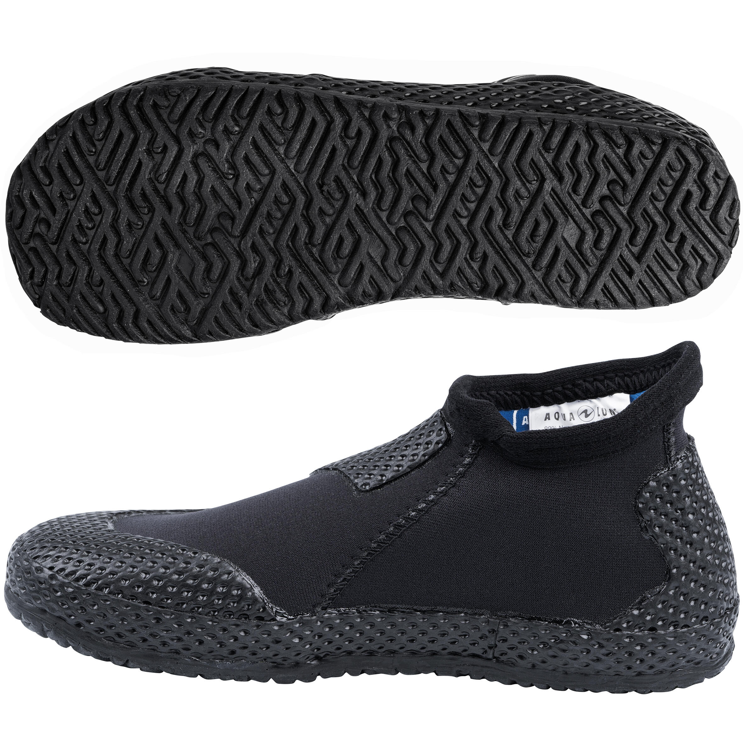 Scuba Diving Low Boots SUPER LOW 3mm - Black 3/5