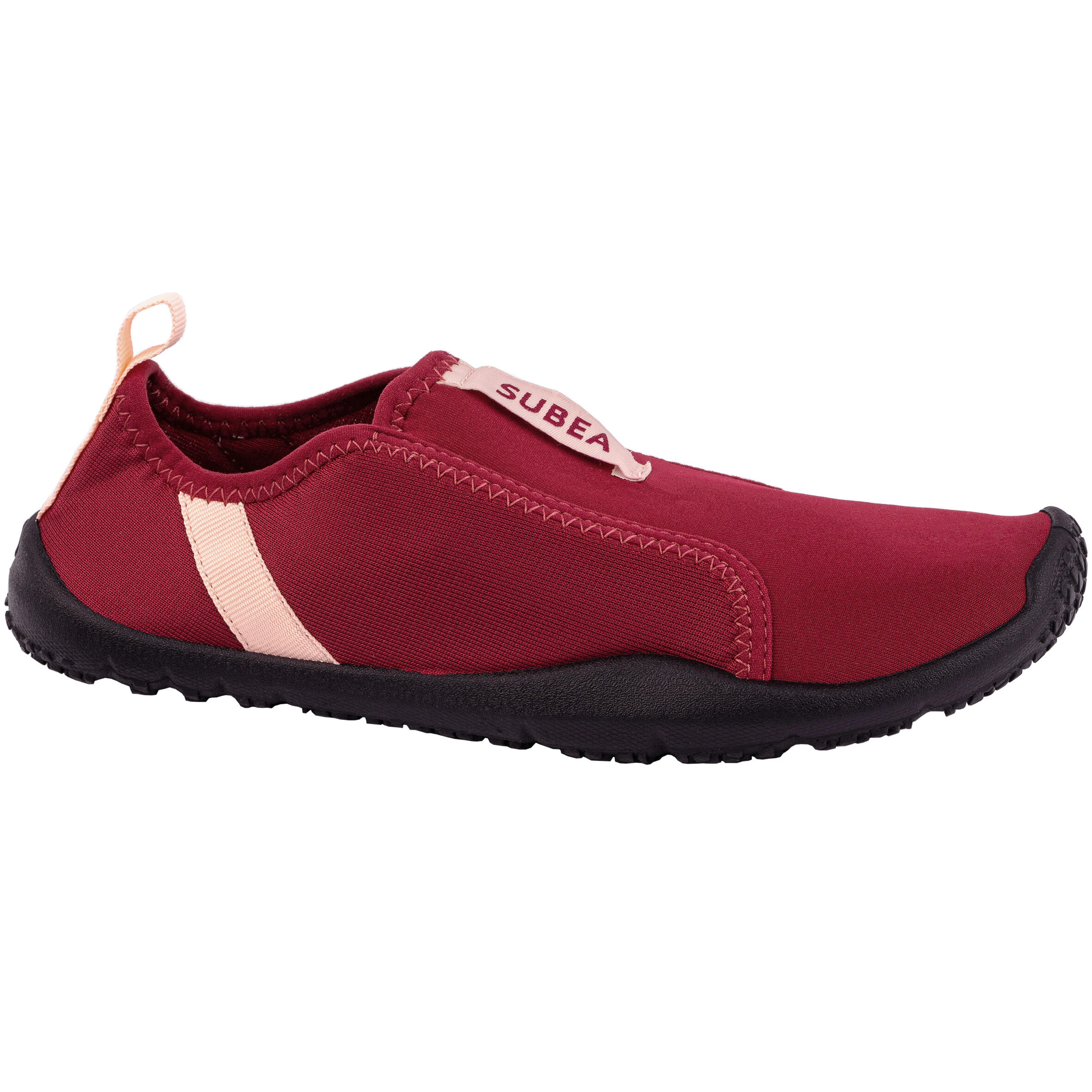 Adult Elasticated Water Shoes Aquashoes 120 Red Decathlon