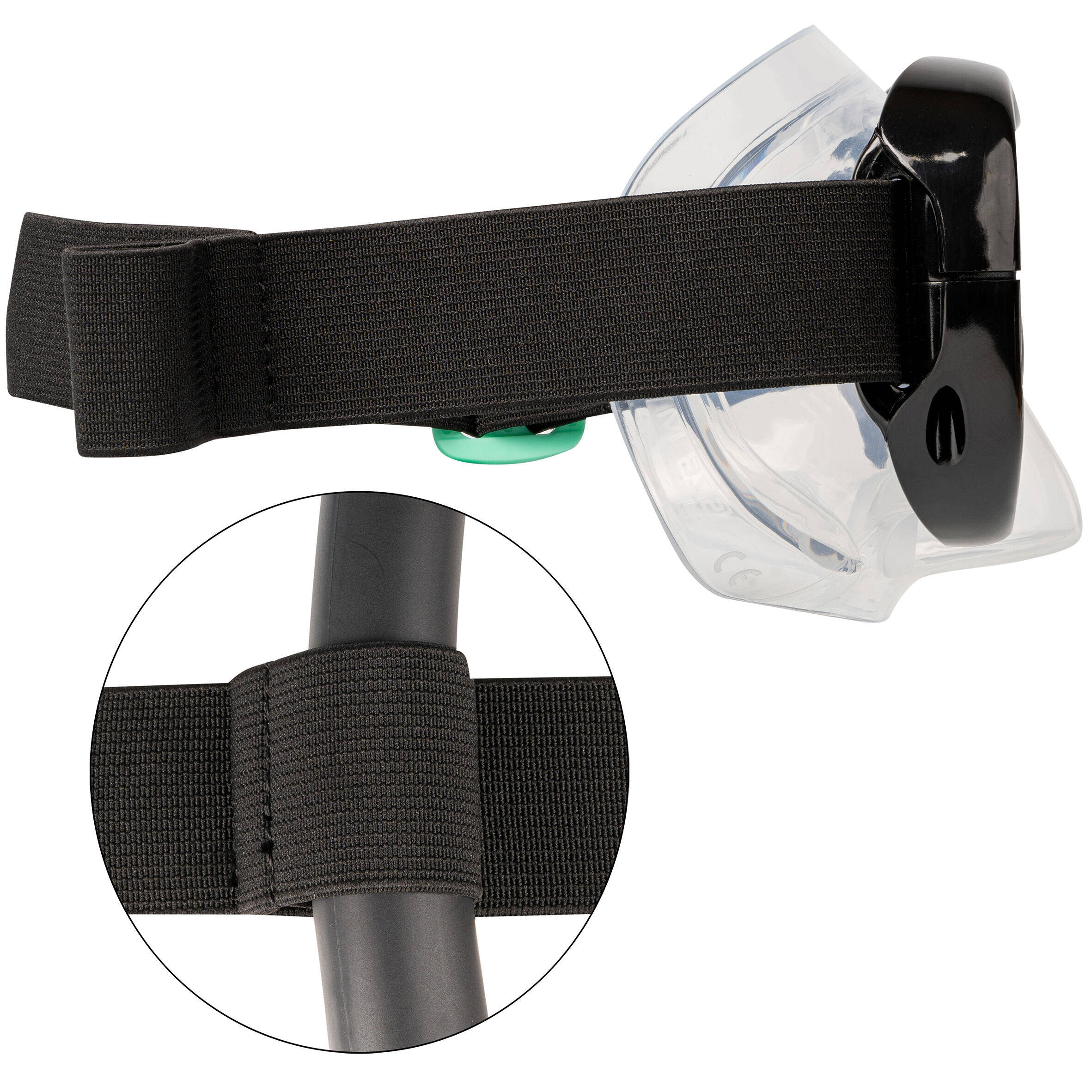Adult's snorkelling kit, fins, mask, snorkel 100 -  4