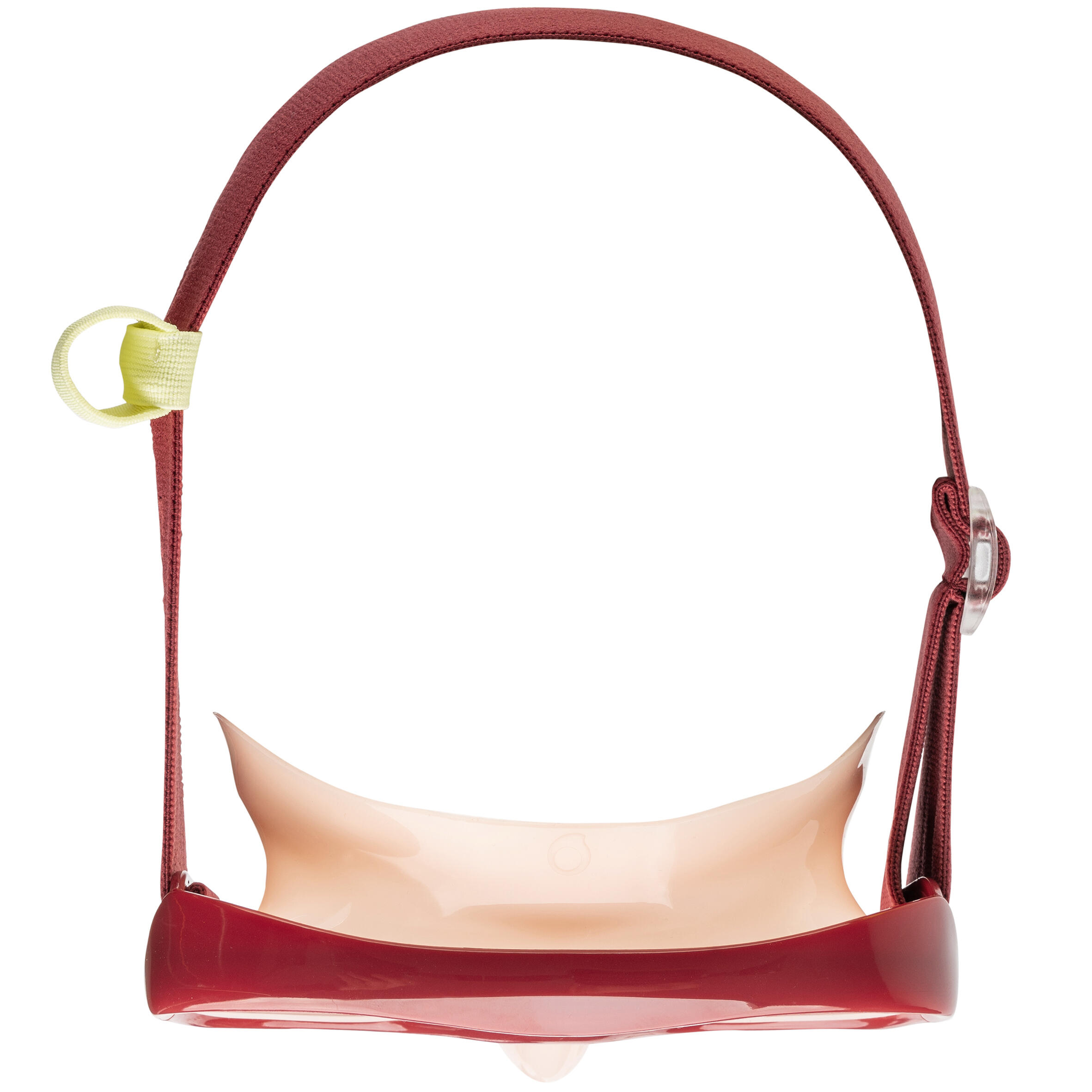 Diving mask 100 comfort burgundy 5/6