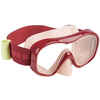 Diving mask 100 comfort burgundy