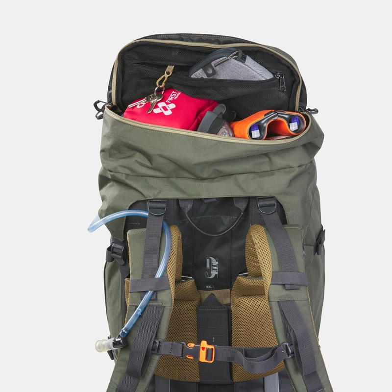 Рюкзак туристический 100 л мужской хаки MT900 SYMBIUM Forclaz