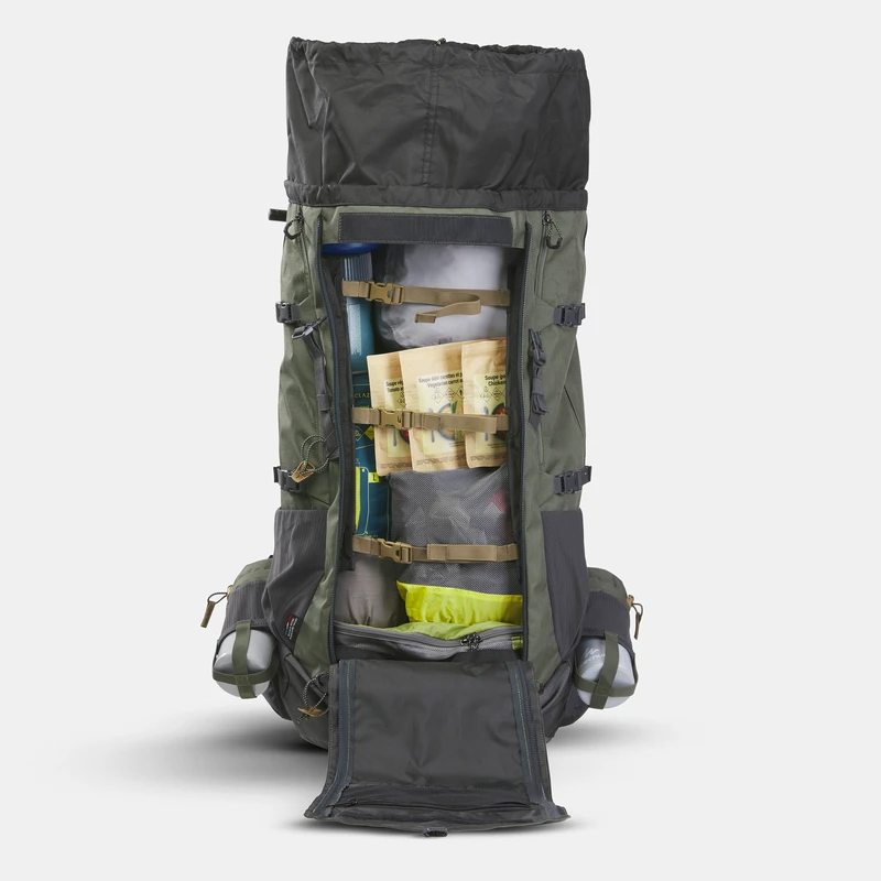 Рюкзак туристический 100 л мужской хаки MT900 SYMBIUM Forclaz