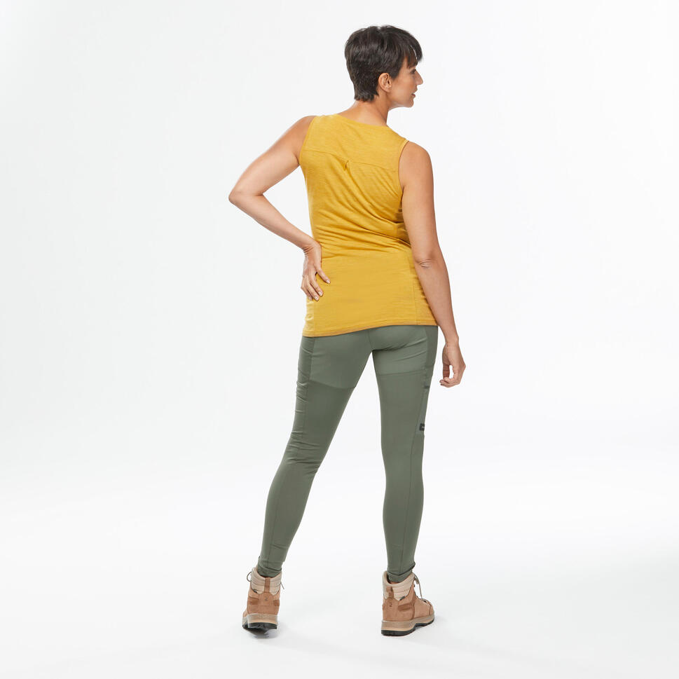 Legging voor backpacken voor dames Travel 500 stevig en met veel zakken