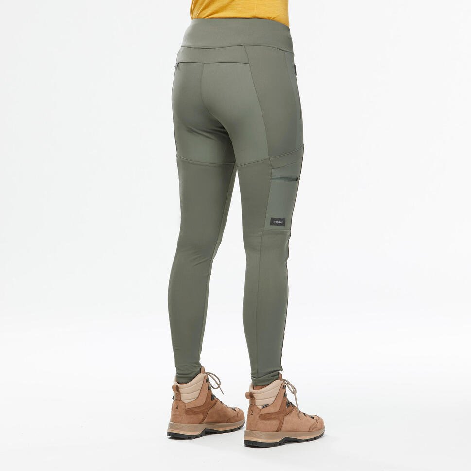 Legging voor backpacken voor dames Travel 500 stevig en met veel zakken