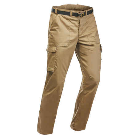 Men's Desert Trekking Anti-UV Eco-Designed Trousers Desert 900 - brown 