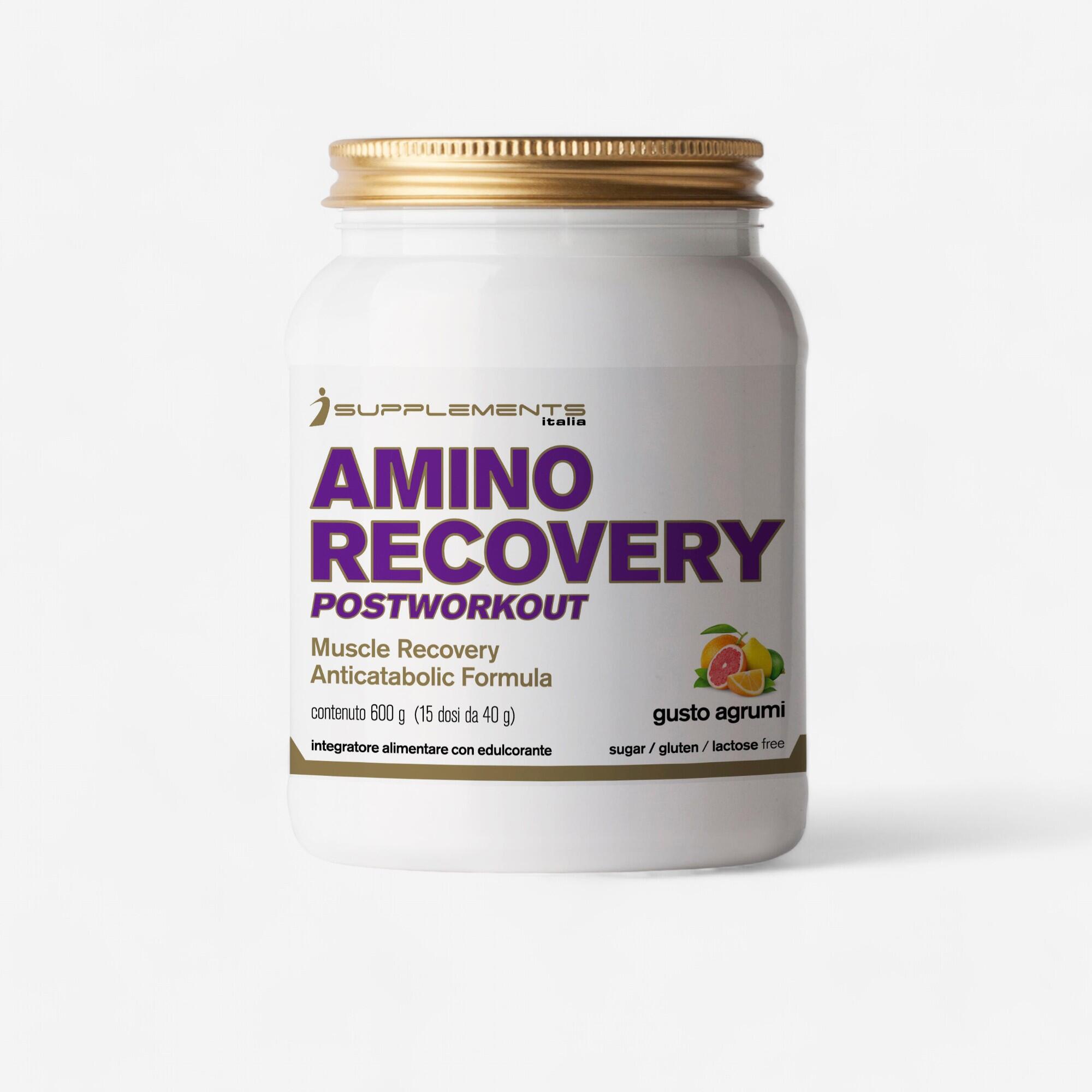 ISUPPLEMENTS Aminoacidi essenziali, BCAA,creatina Amino Recovery Isupplements gusto agrumi.