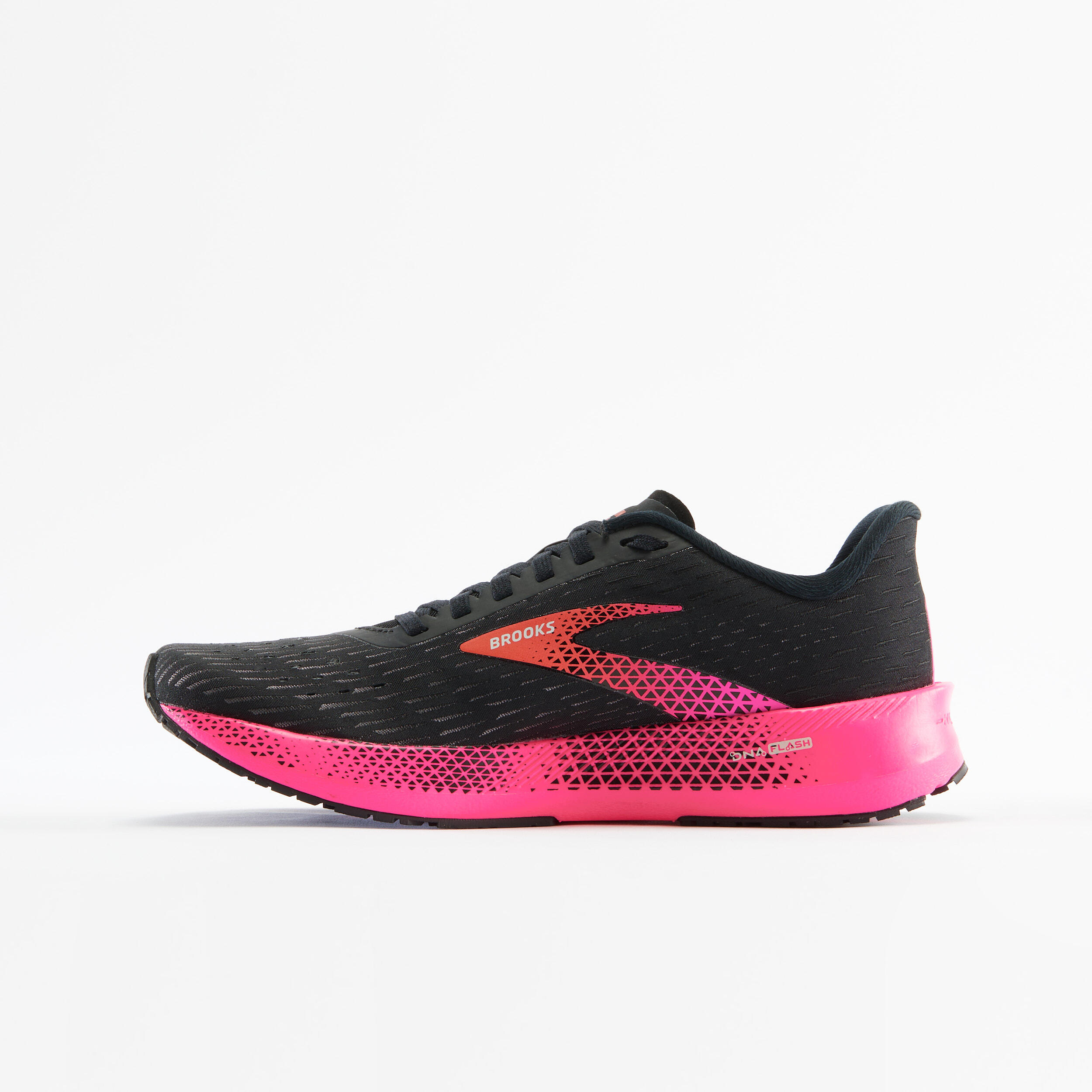 Women's Running Shoes Brooks Hyperion Tempo - black pink 3/7