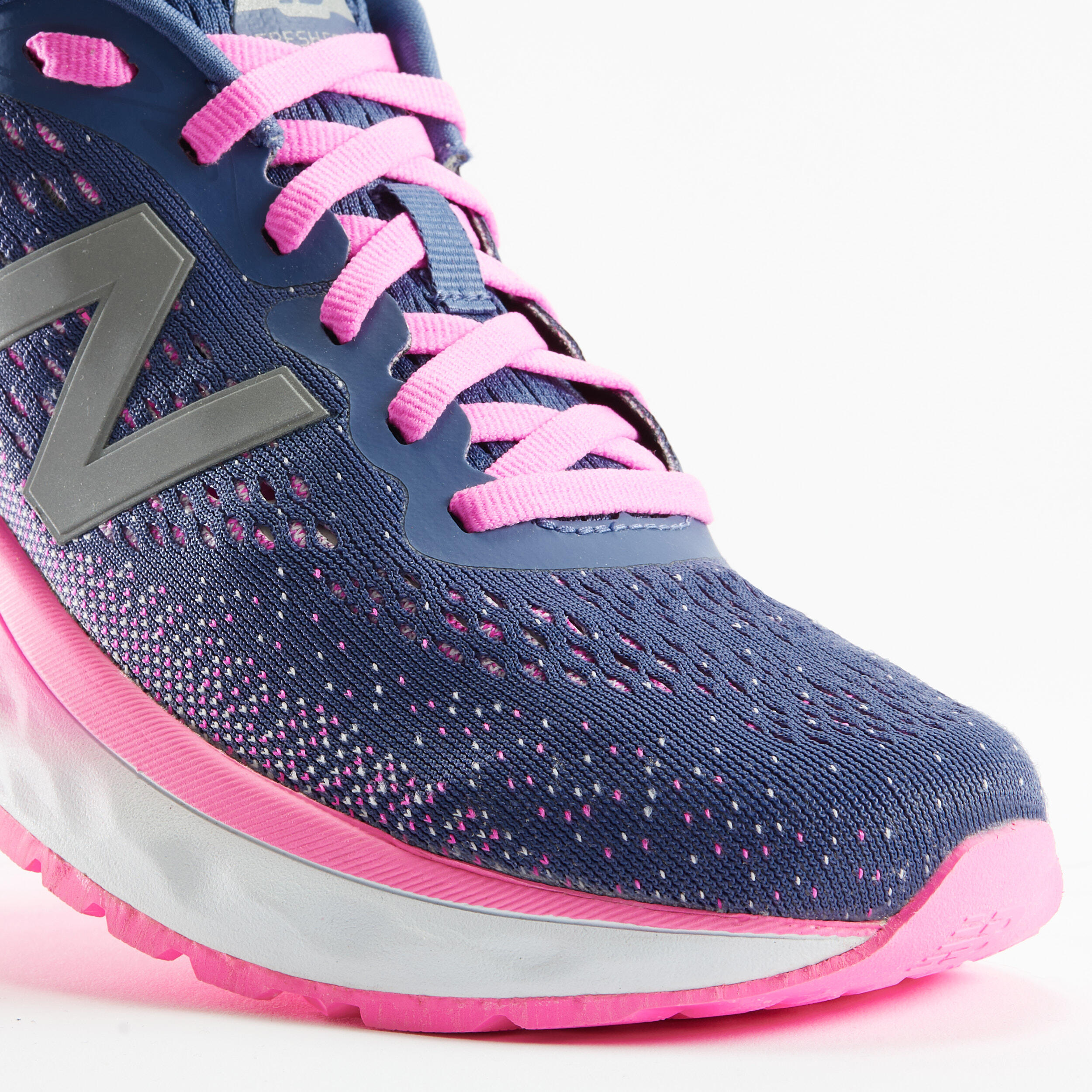 Pink and blue running 2024 shoes