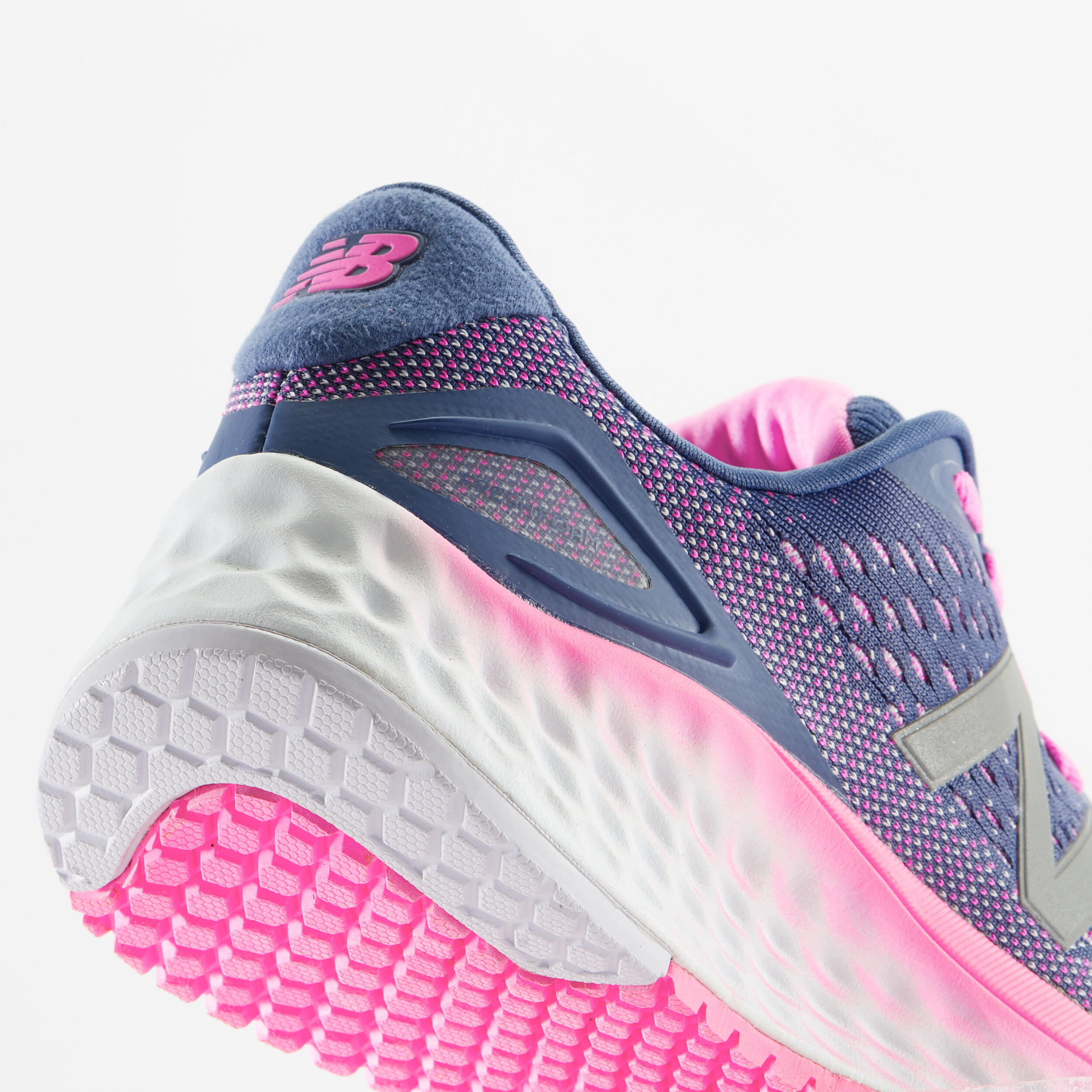 Women's Running Shoes NB Fresh Foam Higher - blue pink 4/7