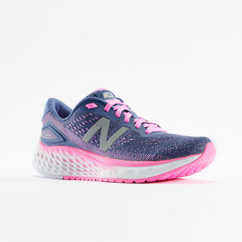 a tiempo Desventaja caloría Zapatillas Running Mujer NB Fresh Foam Higher Azul Rosa | Decathlon