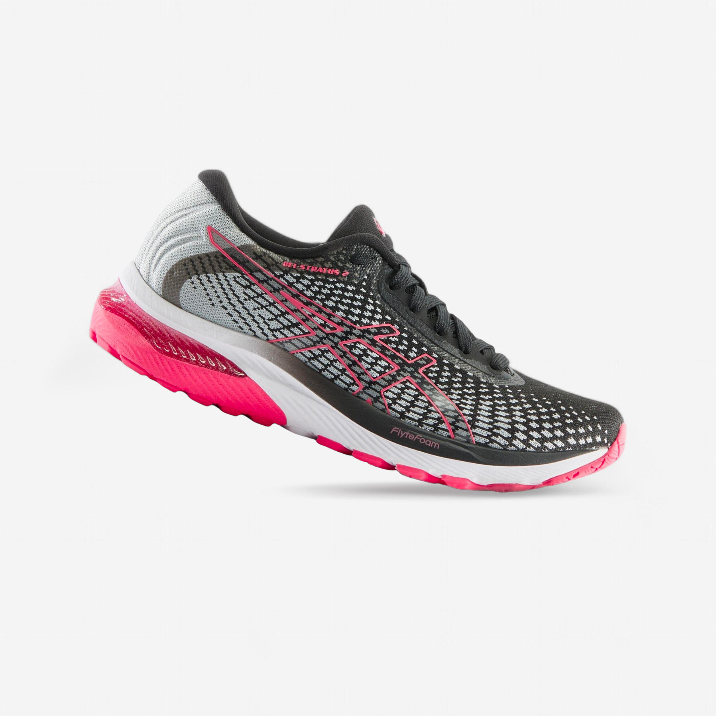ASICS Dámska bežecká obuv Gel Stratus Knit 2 sivo-ružová 37