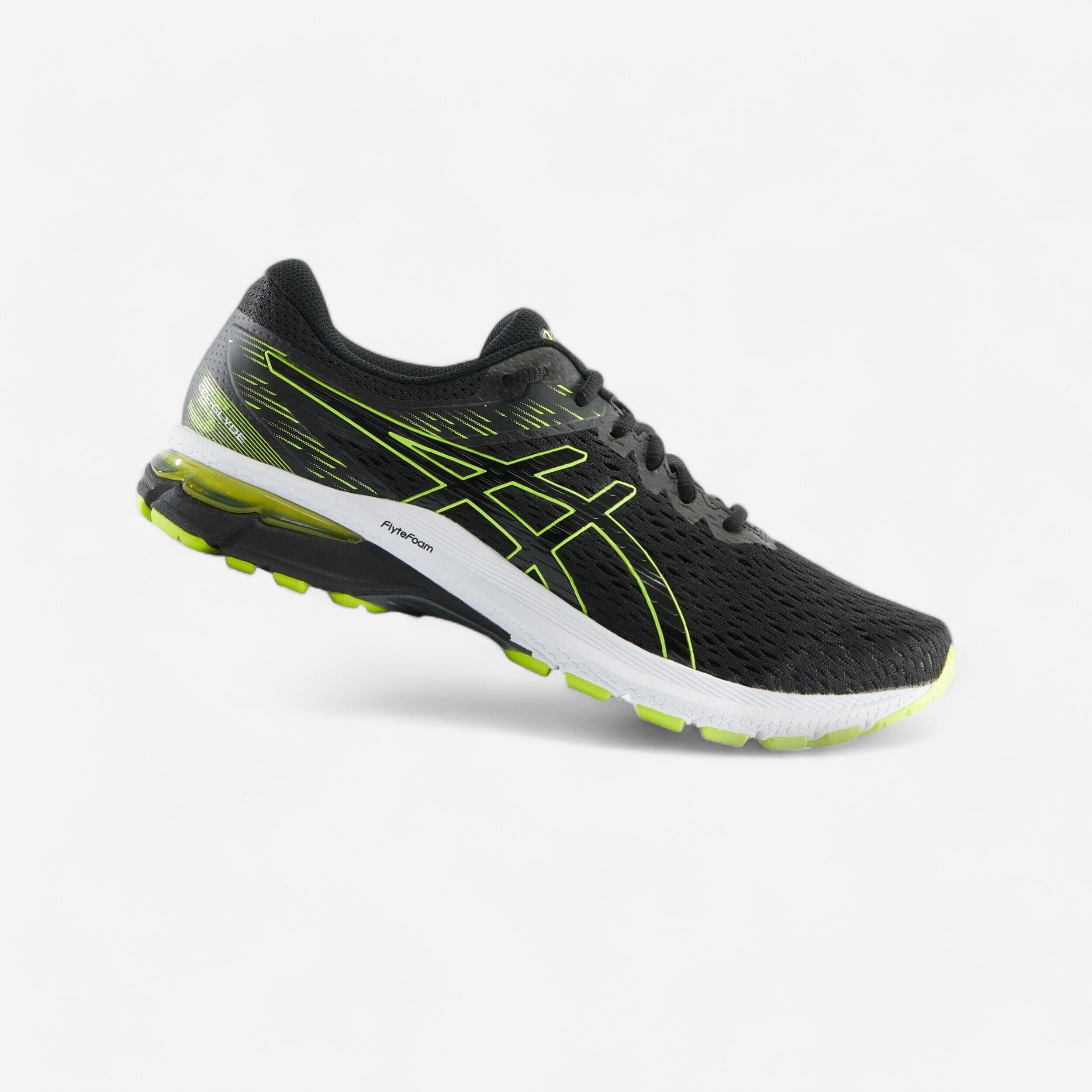 Men s Running Shoes Asics Gel Glyde 3 black yellow ASICS Decathlon