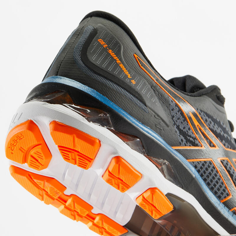 Men's Running Shoes Asics Gel Superion 5 black blue yellow ASICS