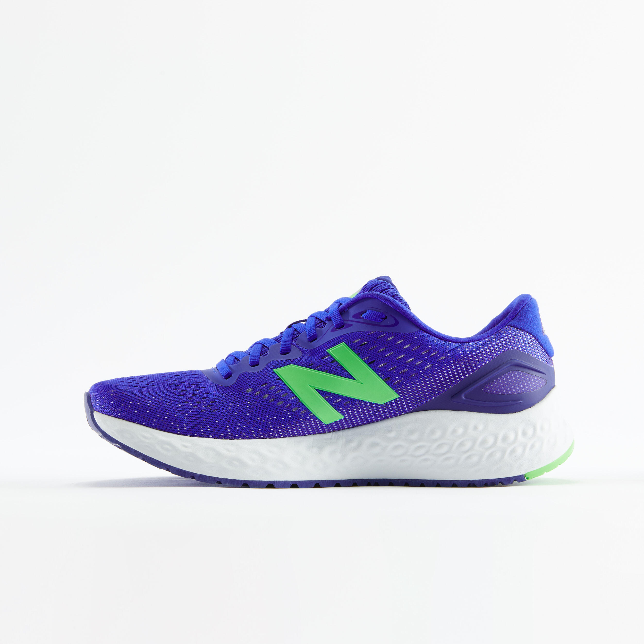 Vyriški bėgimo bateliai „NB Fresh Foam Higher“, mėlyna, žalia - Decathlon