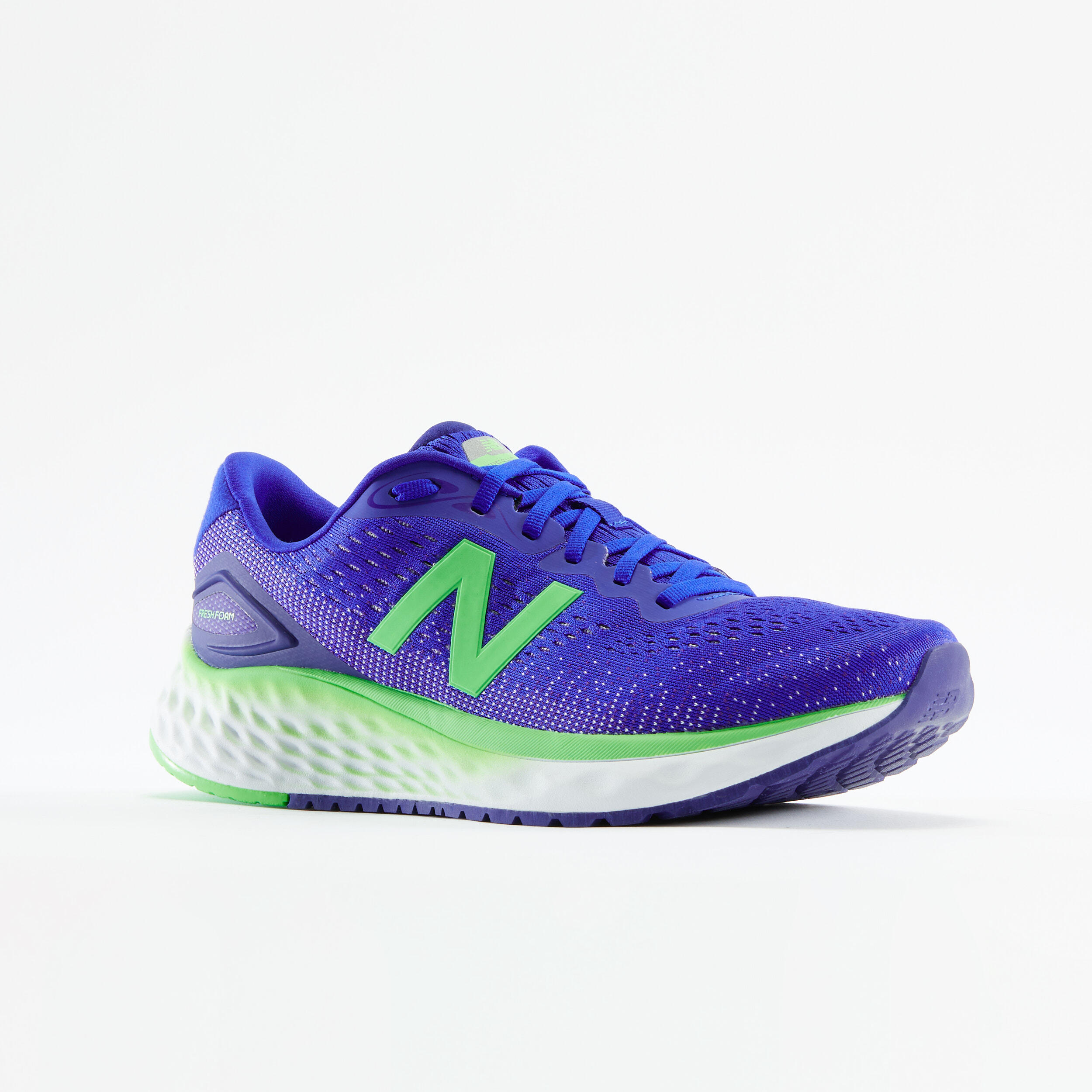 HARDLOOPSCHOENEN VOOR HEREN FRESH FOAM HIGHER BLAUW/GROEN | NEW BALANCE |  Decathlon.nl