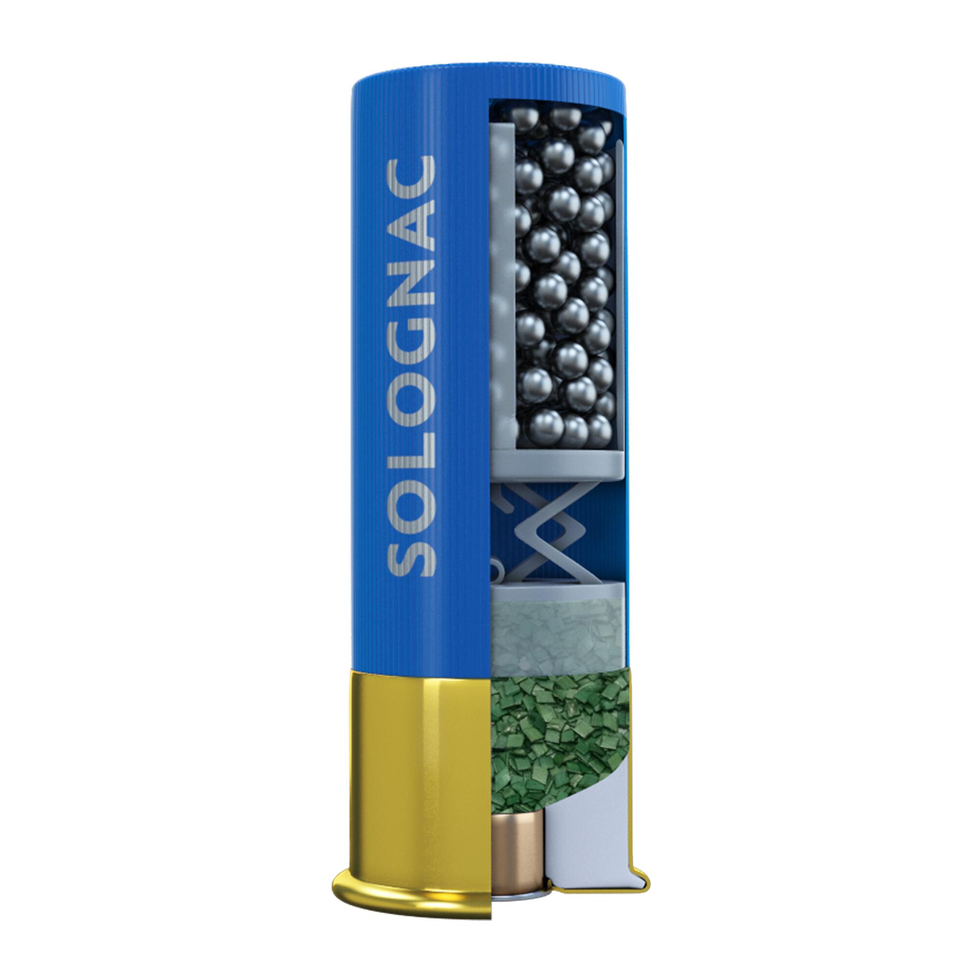 CARTUCHO Caza Solognac L100 36 g CALIBRE 12/70 PERDIGÓN N°9 X25 3/4