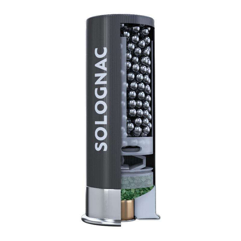 CARTUCHO TIRO AL PLATO 100 24 g STEEL (ACERO) CAL. 12/70 PB N°7 x25 SOLOGNAC