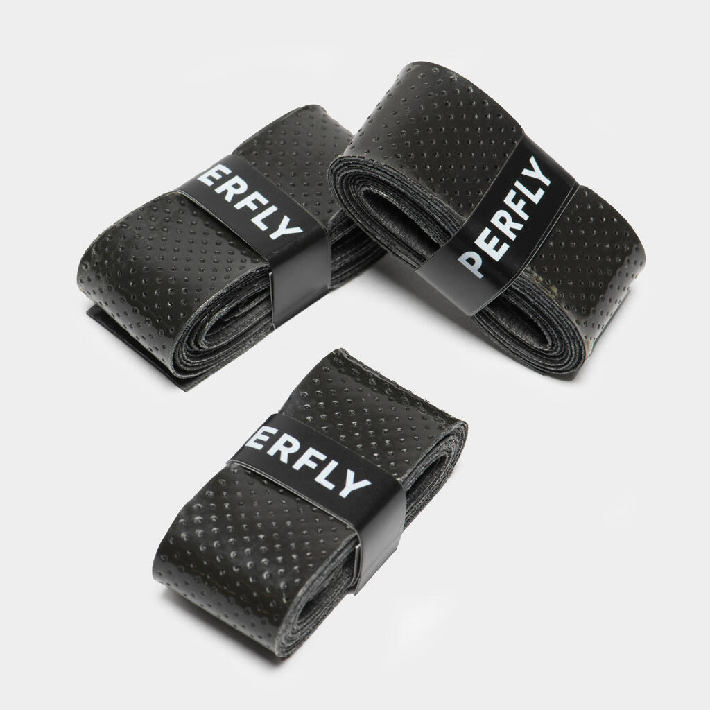 Tacky Squash Overgrip Tri-Pack - Black