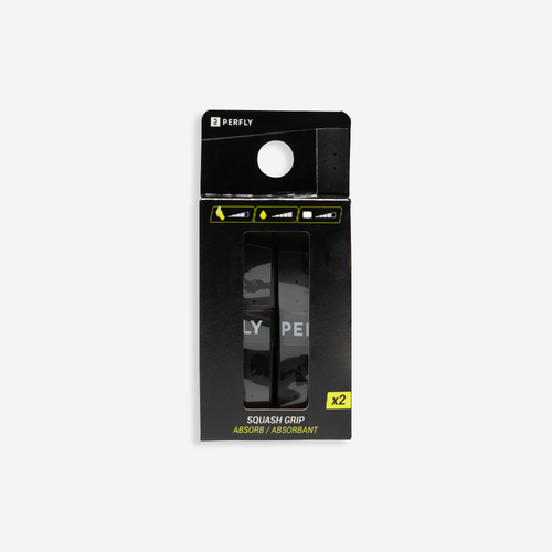 GRIP DE SQUASH ABSORB x2 Noir