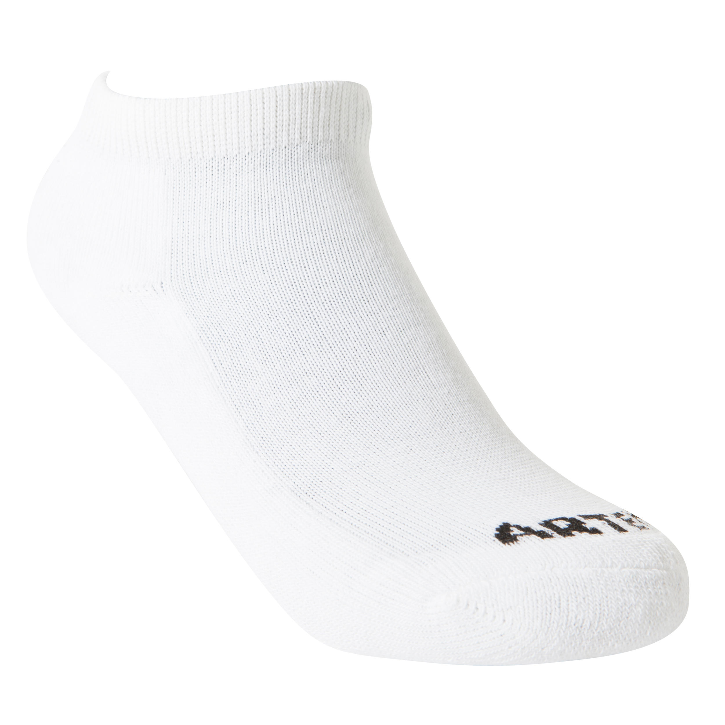 RS100 Junior Mid-Length Sports Socks 3-Pack - White 3/10