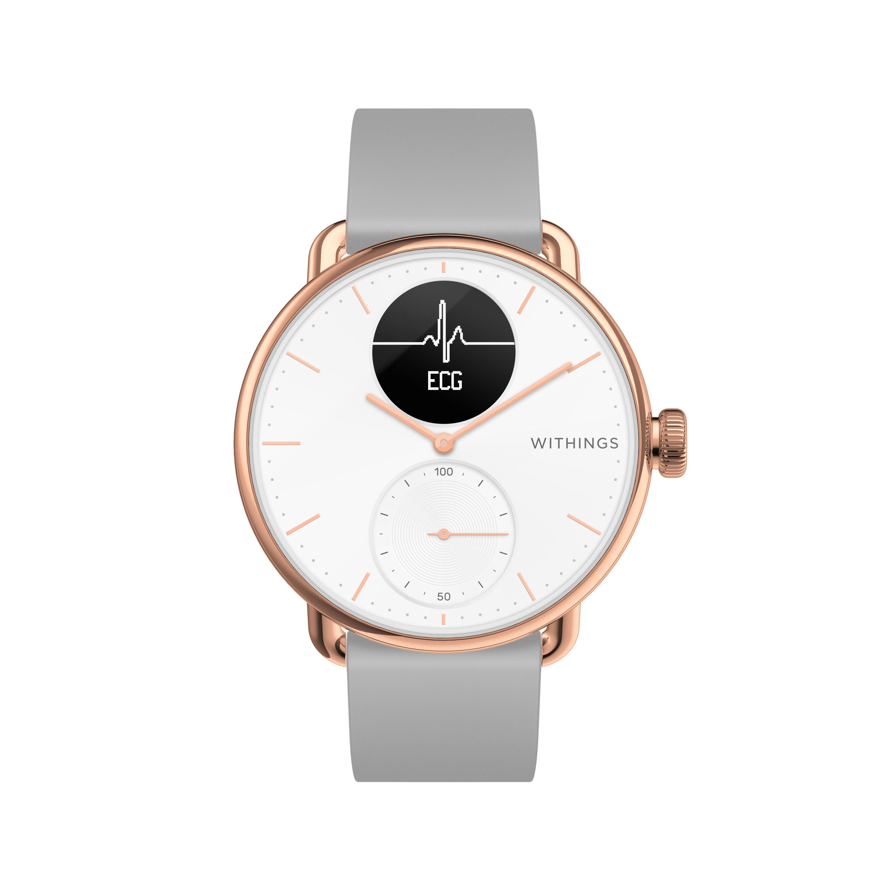 WITHINGS ScanWatch Withings GPS smartwatch - rose gold